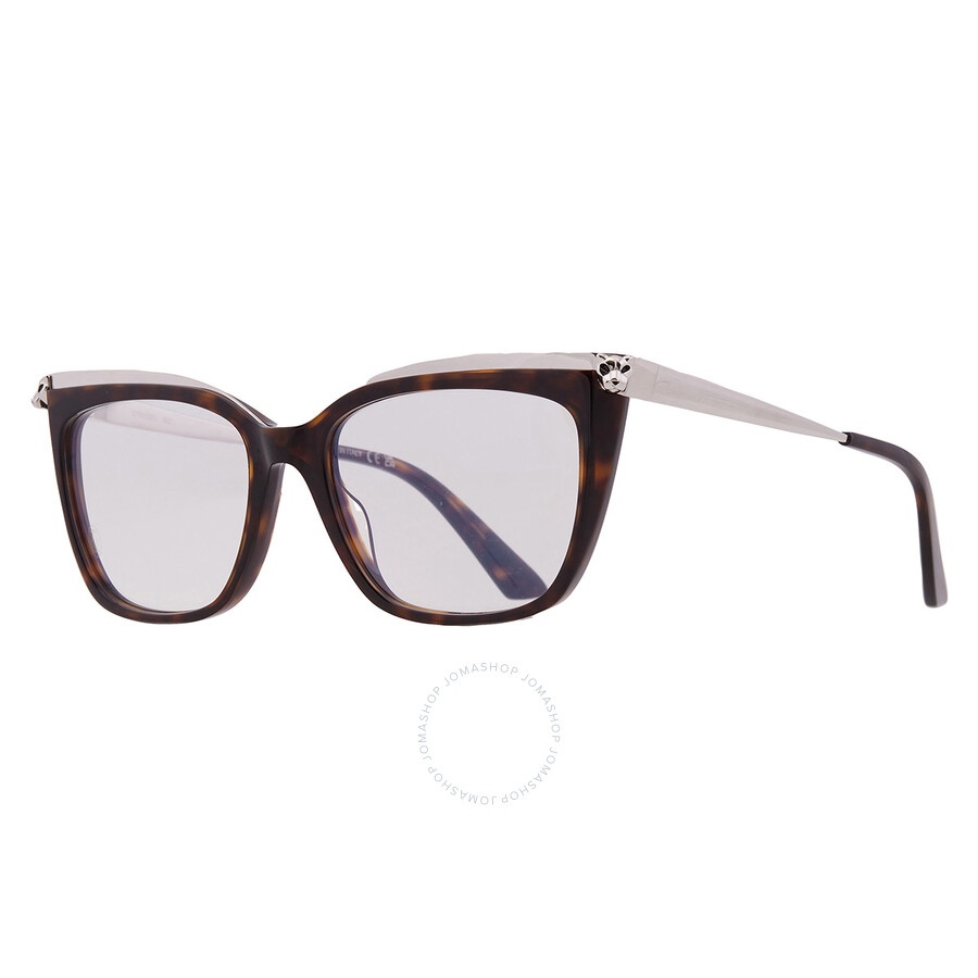 Cartier Panthere de Cartier Demo Cat Eye Ladies Eyeglasses CT0033O 002 53 - 2
