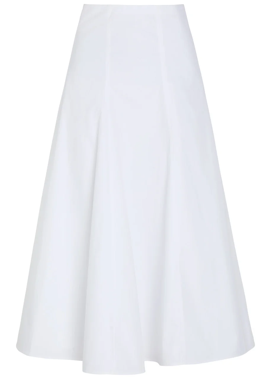 Jacquemus La Jupe Triangle Cotton-blend Midi Skirt - 1