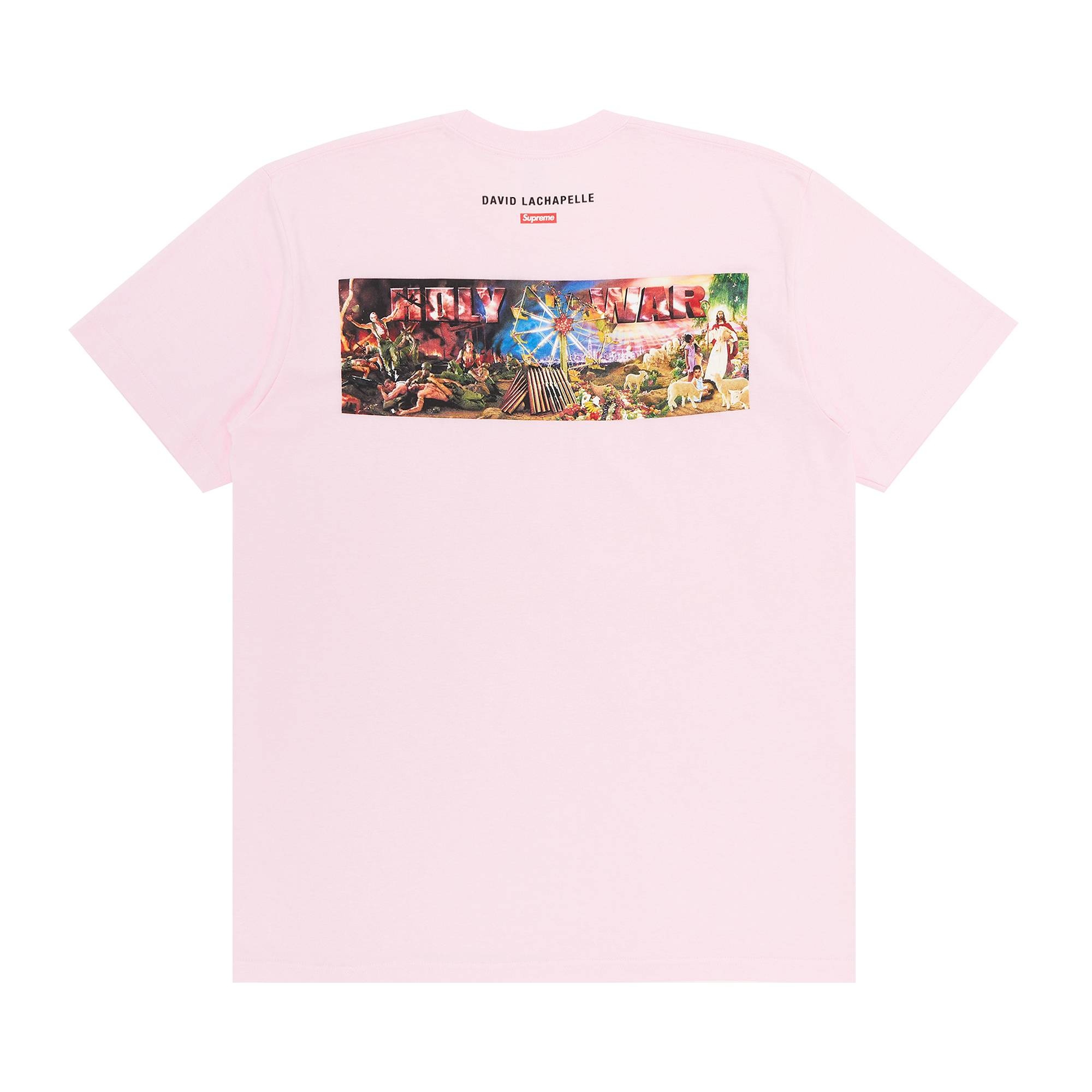 Supreme Supreme Holy War Tee 'Light Pink' | REVERSIBLE