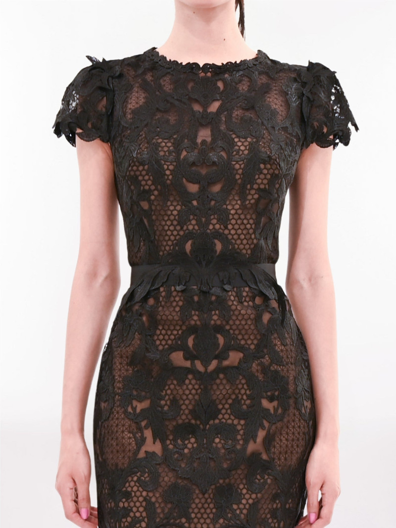 Marchesa NOCTURNES MIDI DRESS outlook