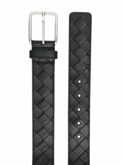 Bottega Veneta Intrecciato leather belt outlook