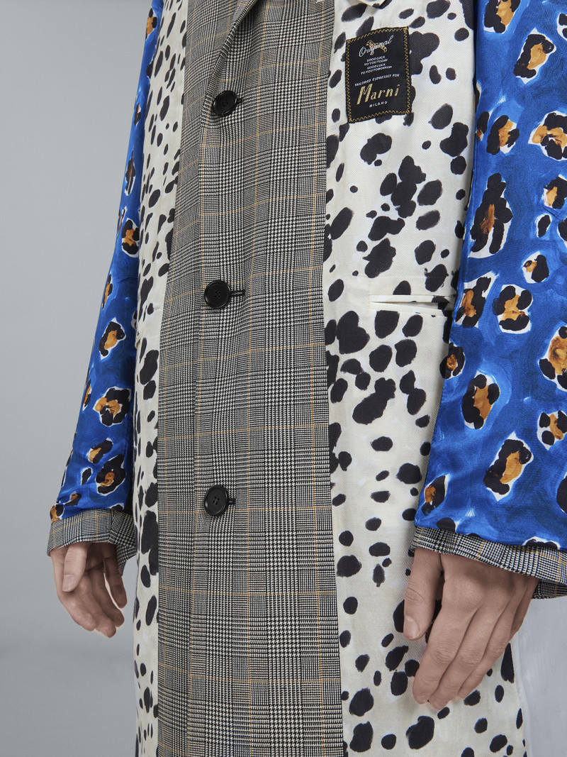 PRINCE OF WALES WOOL COAT 5