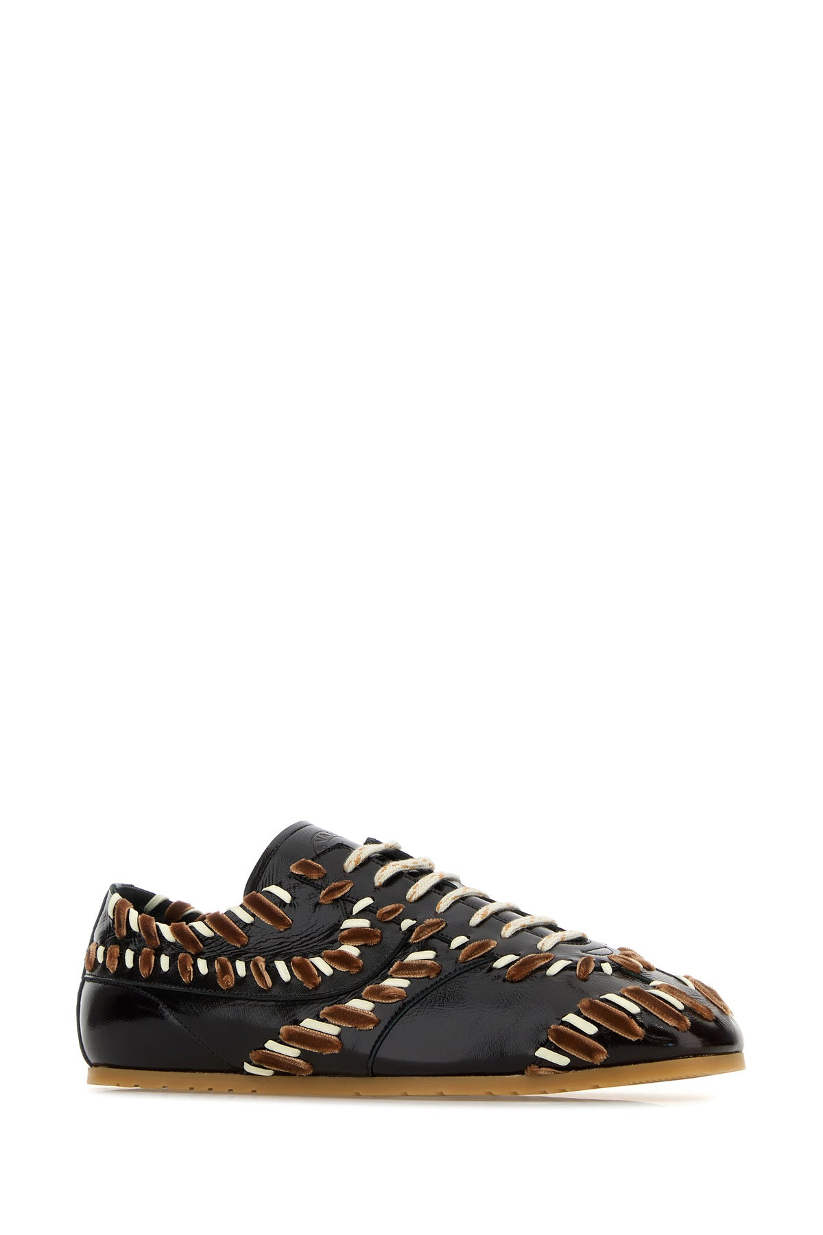 Black leather sneakers - 2