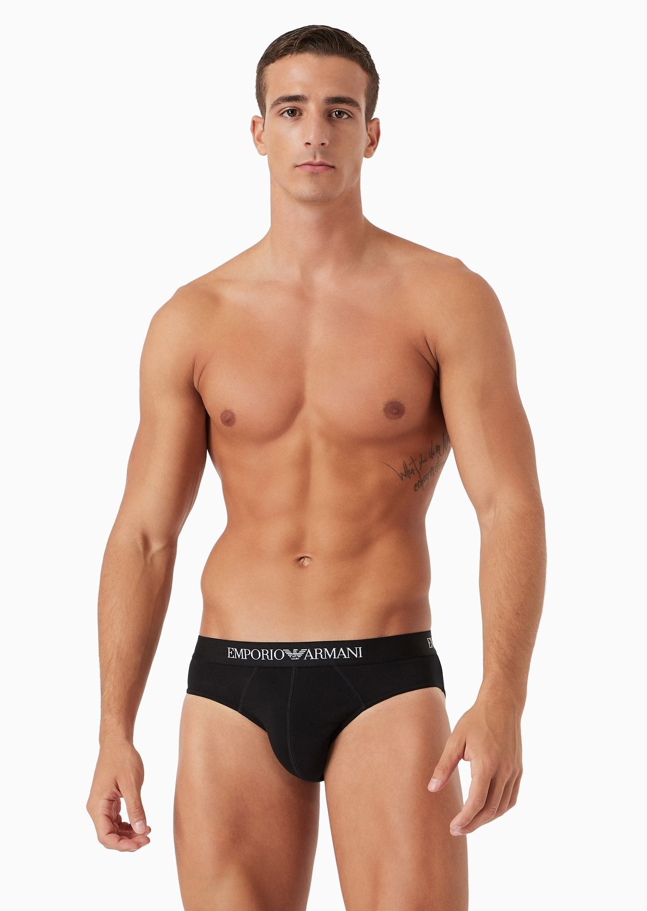 Two-pack of pure cotton basic briefs - 2