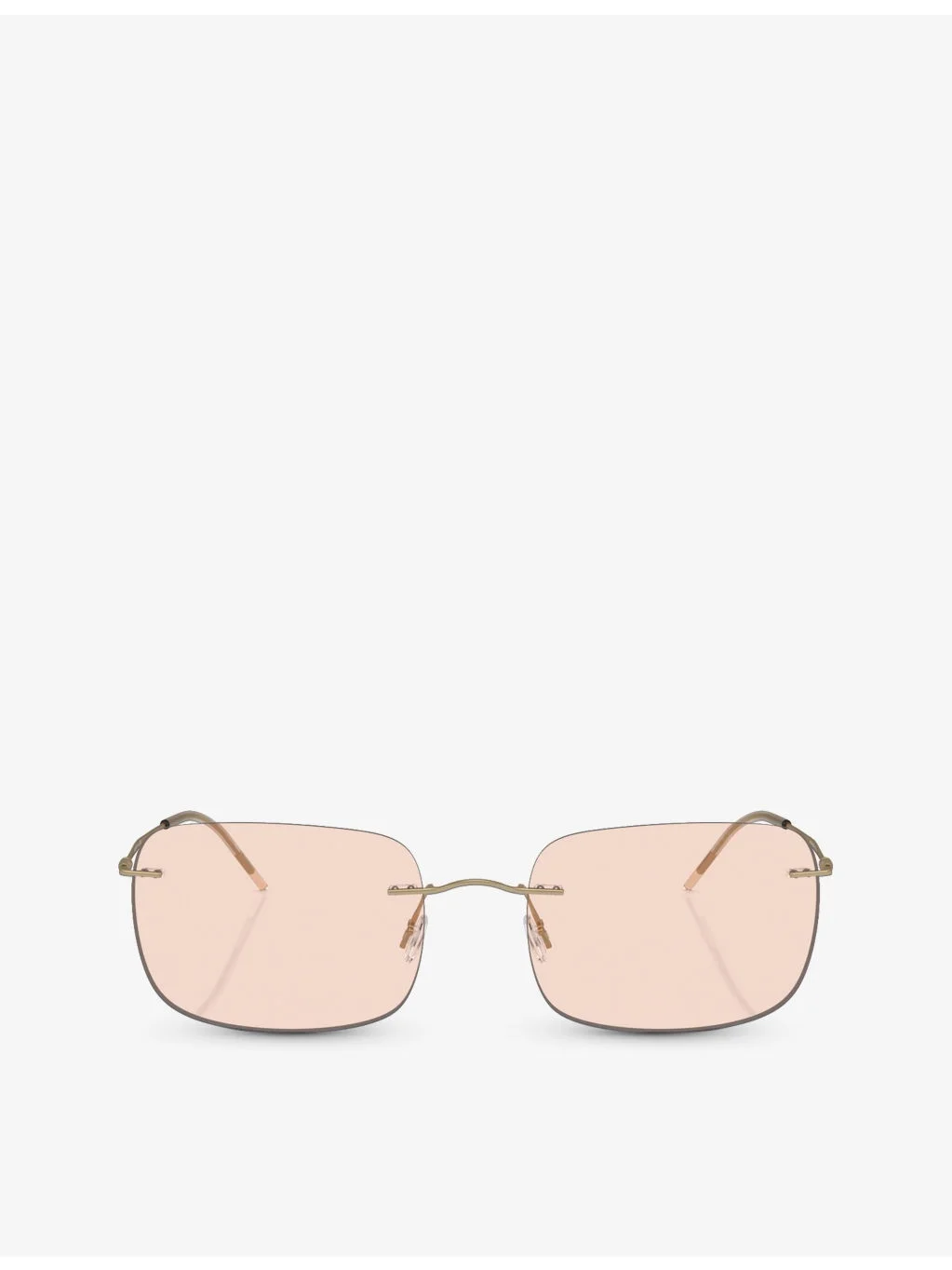 AR1512M pillow-frame metal sunglasses - 1