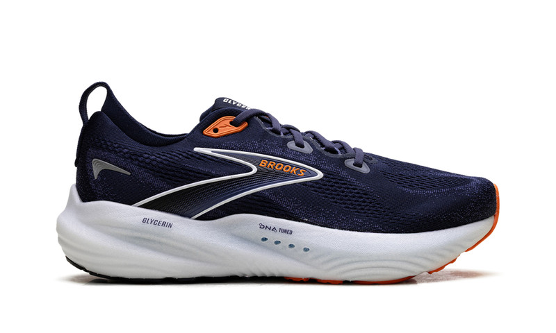 Brooks Glycerin 22 Peacoat Blue Ribbon Orange 6