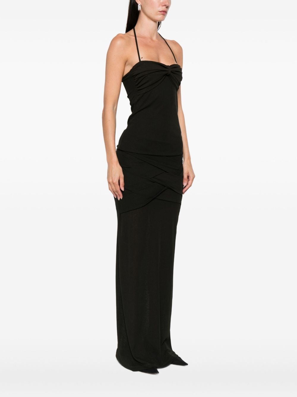 Rissa halterneck jersey top - 3