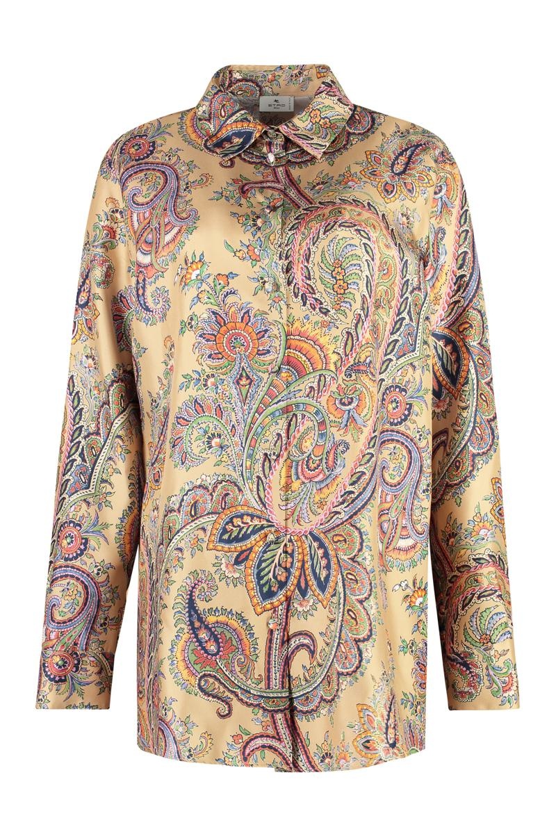 ETRO PRINTED SILK SHIRT - 1