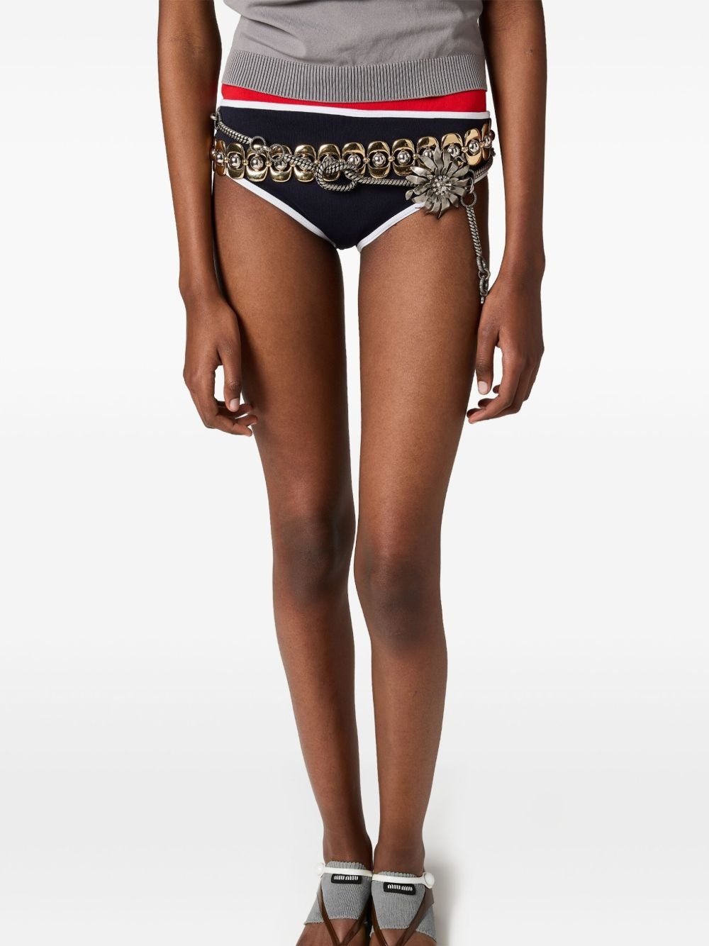technical-knit bikini bottom - 4
