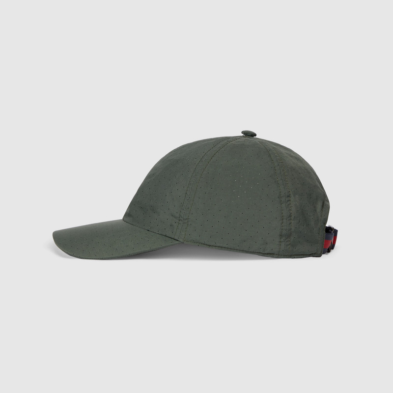 GUCCI Cotton baseball hat with print outlook