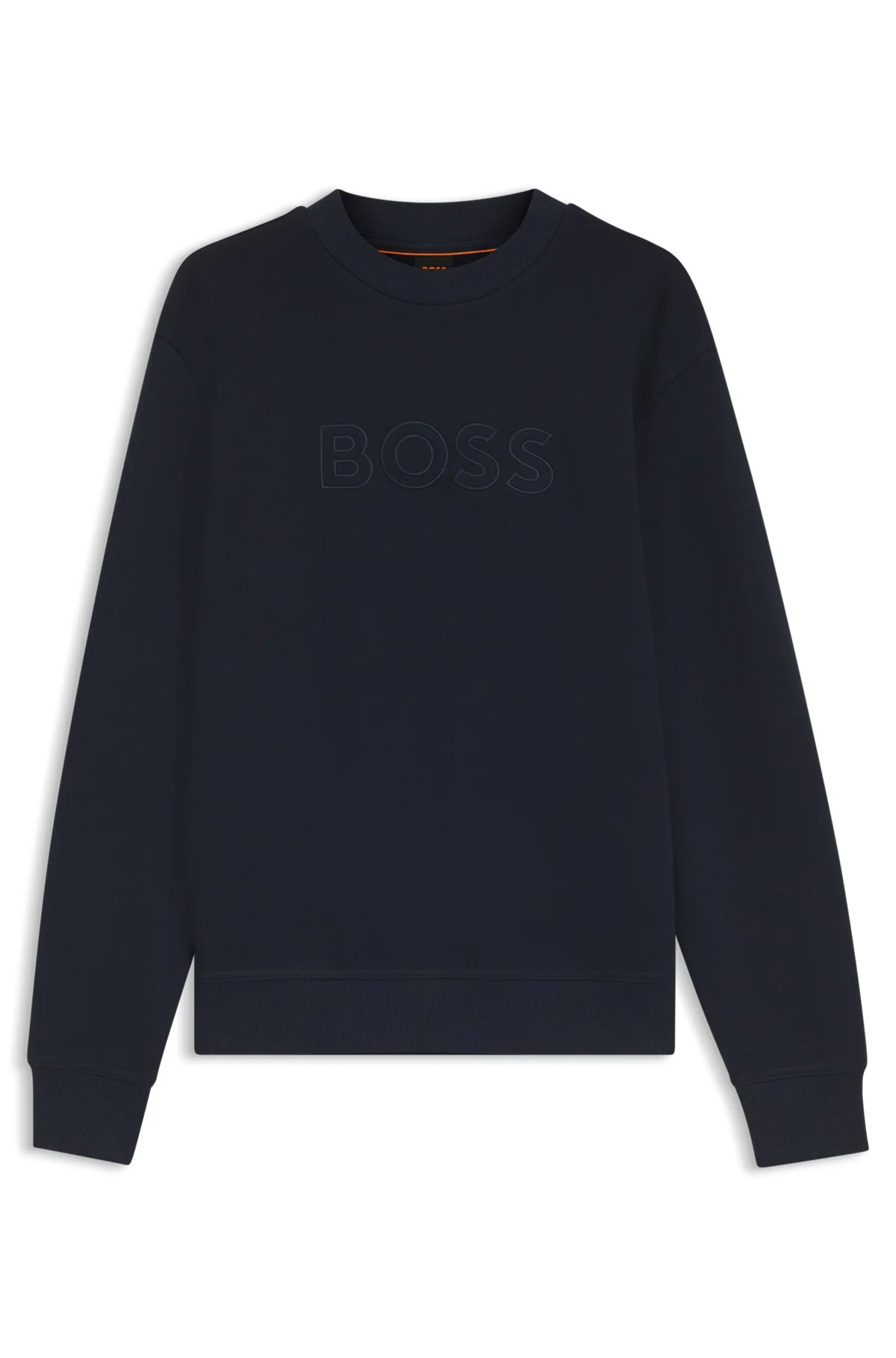 RELAXED-FIT SWEATSHIRT IN COTTON TERRY WITH EMBROIDERED LOGO - 1