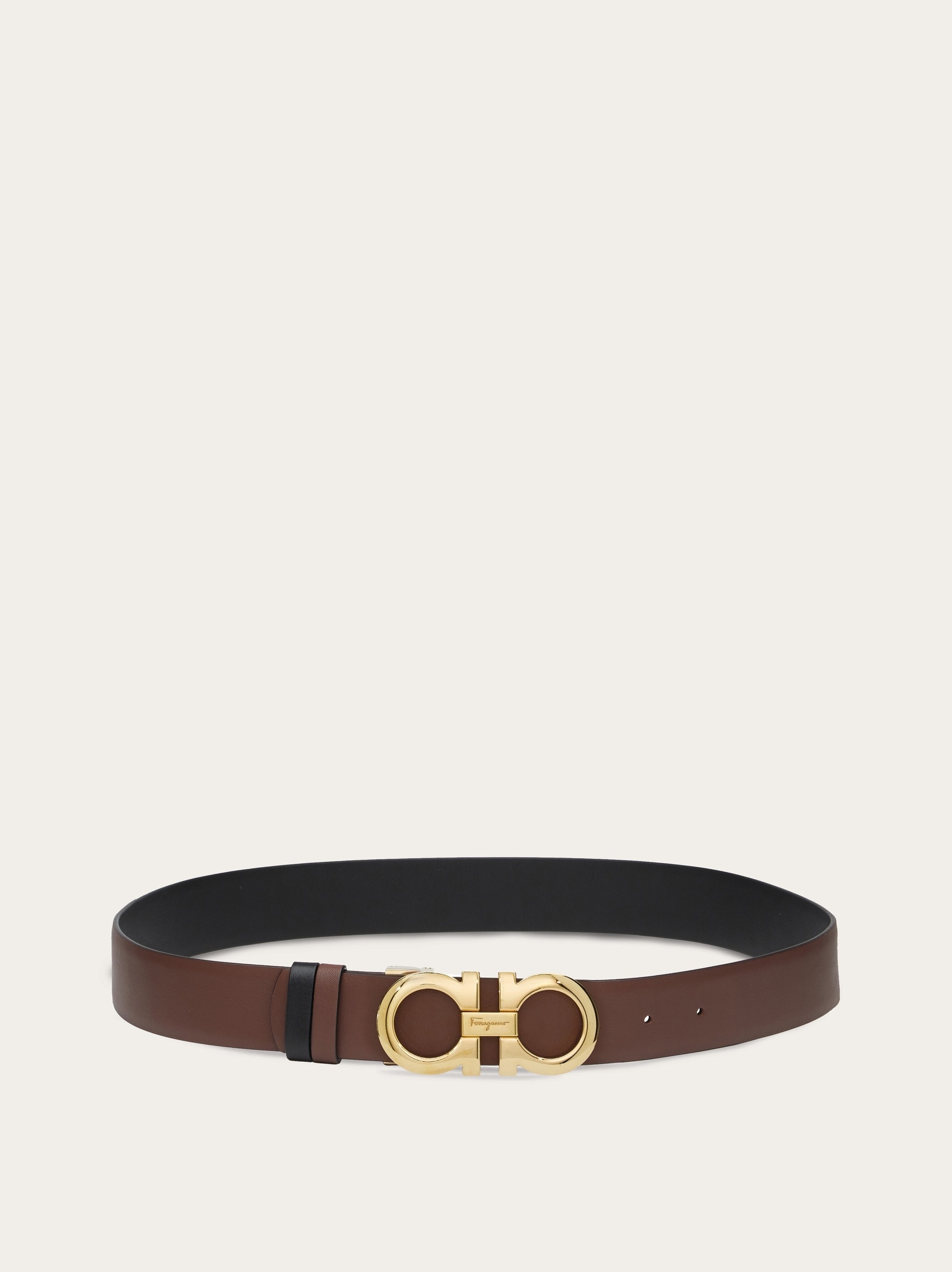 Reversible and adjustable Gancini belt - 3
