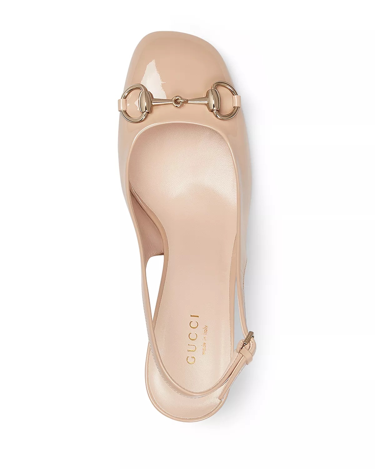 Women's Horsebit Patent Slingback Pumps - 3