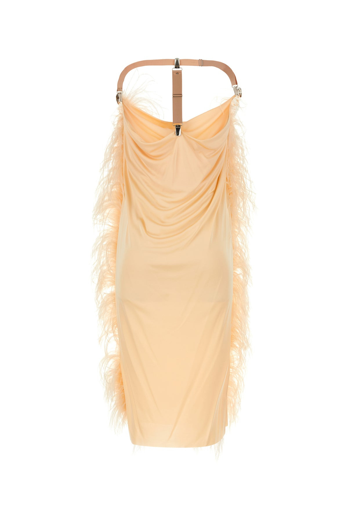 Peach viscose Ussita dress - 2