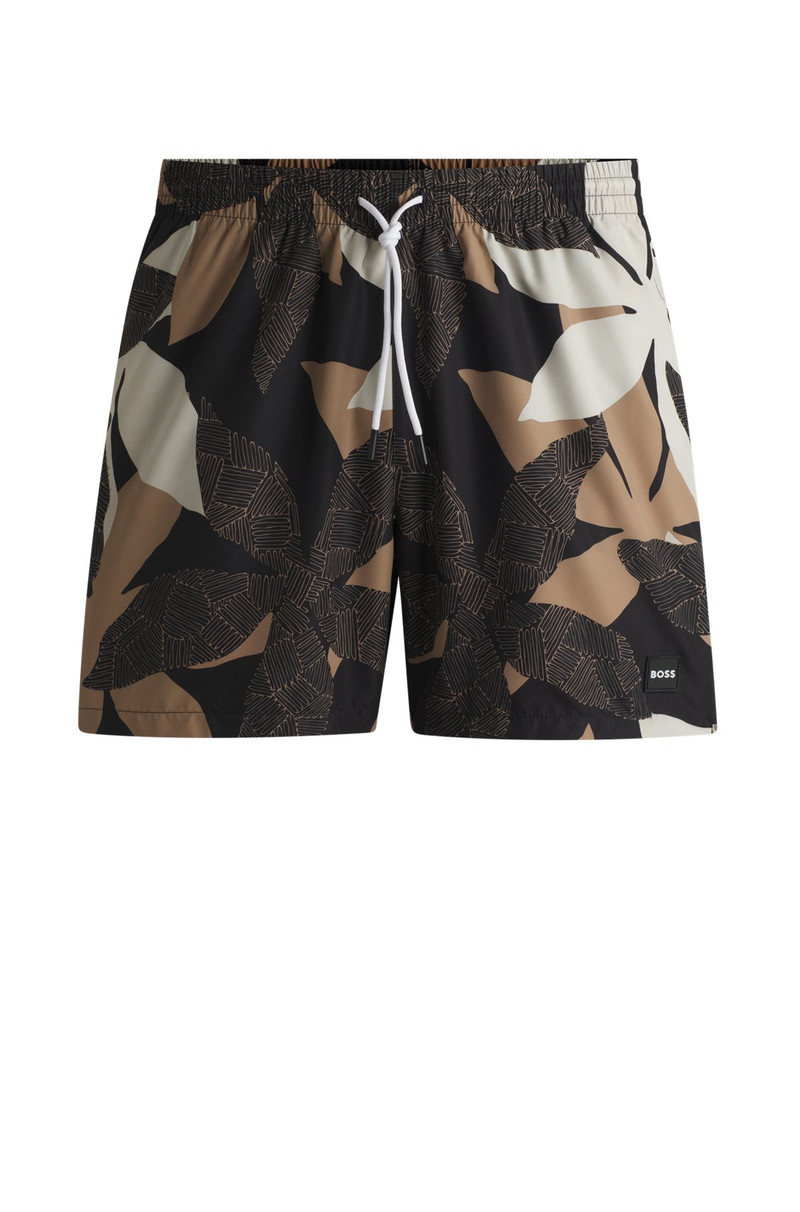 FULLY LINED SWIM SHORTS WITH SEASONAL PRINT 1