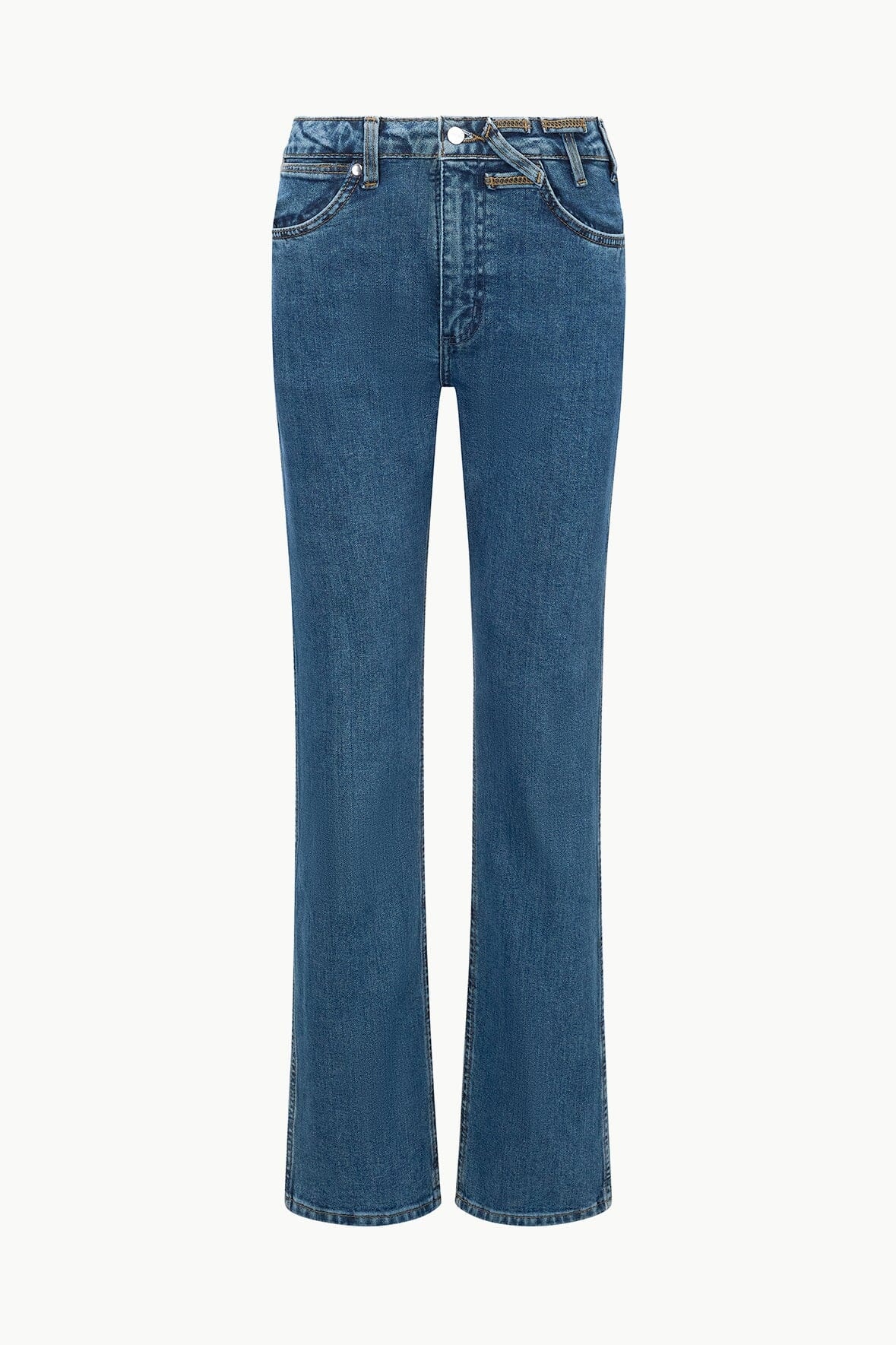 STAUD WRANGLER THE EVERYDAY JEAN INDIGO WASH - 1