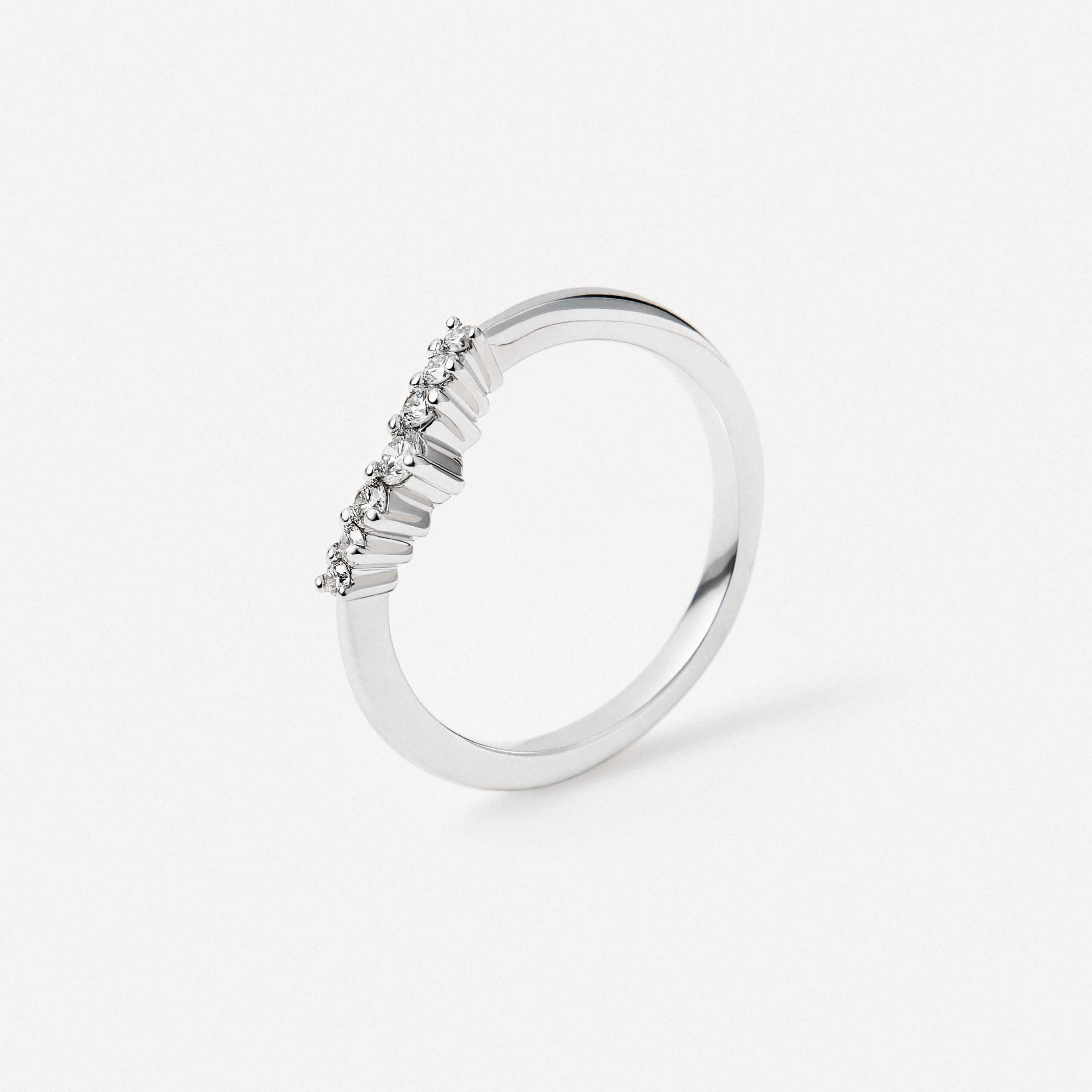 TOUS ATELIER white gold tiara ring with diamonds - 1
