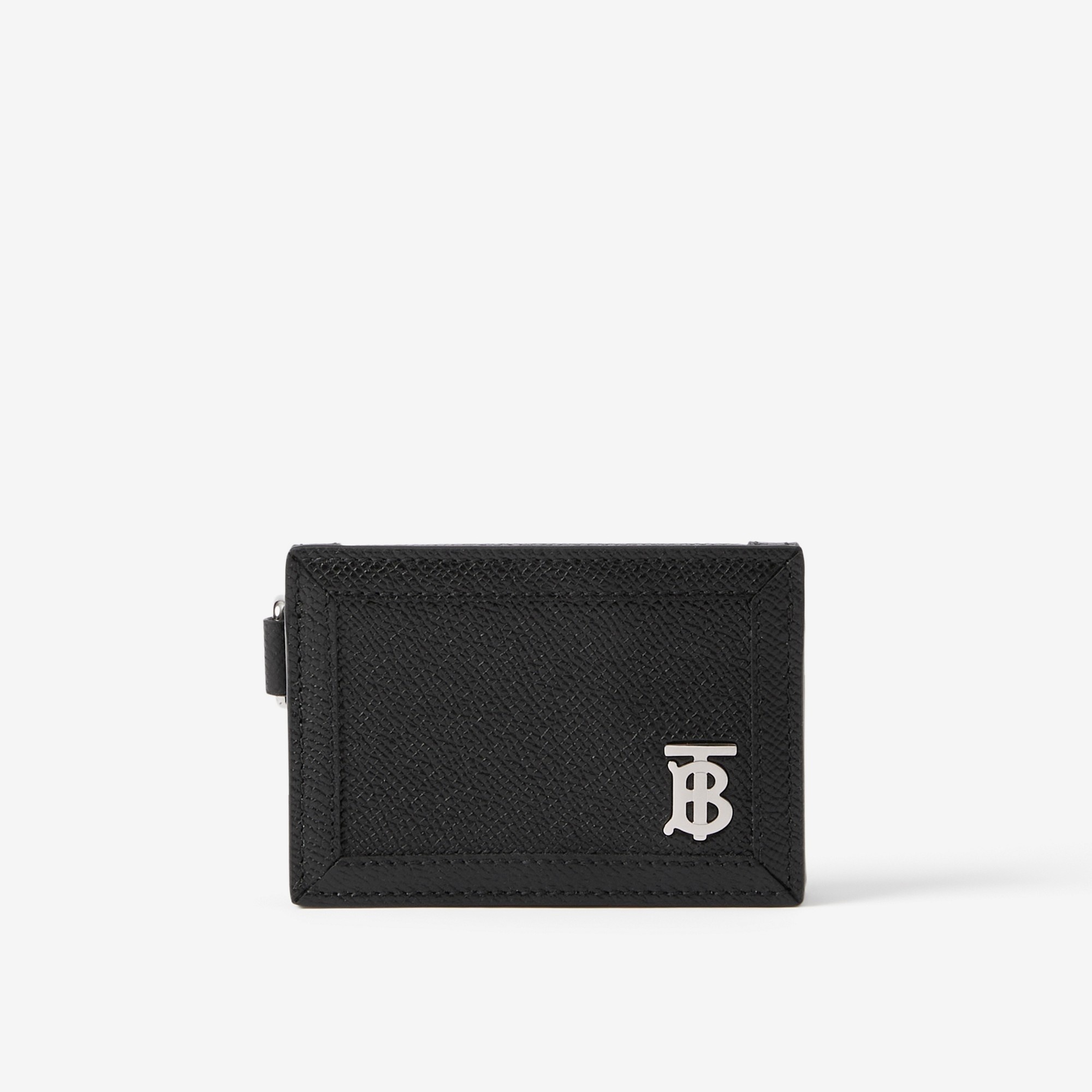 Grainy Leather TB Card Case Lanyard - 1