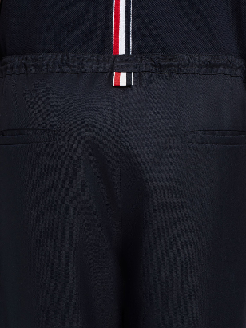 Elastic Hem Wool Track Trouser 5