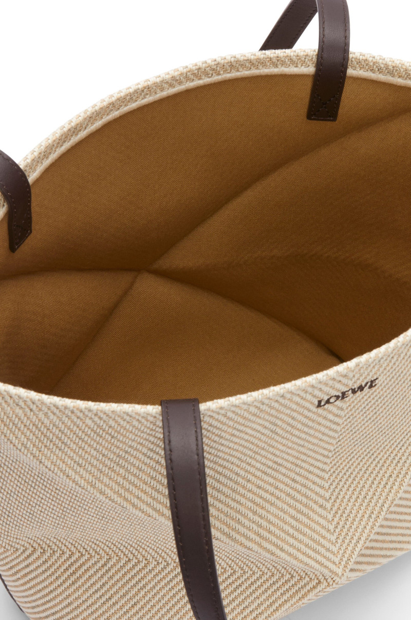 Puzzle Fold tote in cotton jacquard 7