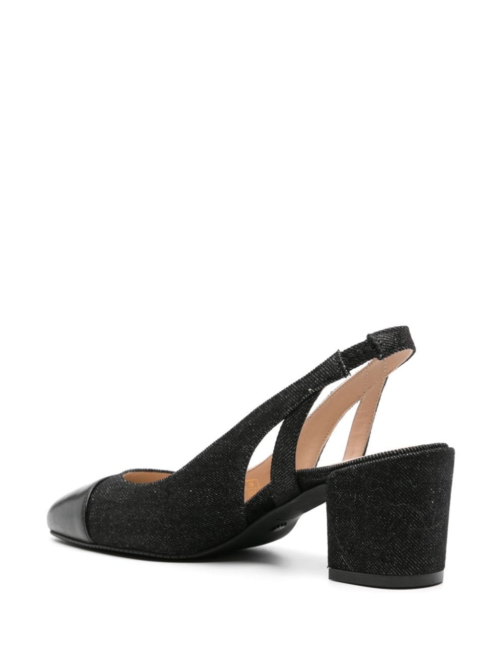 Sleek 50mm slingback pumps - 3