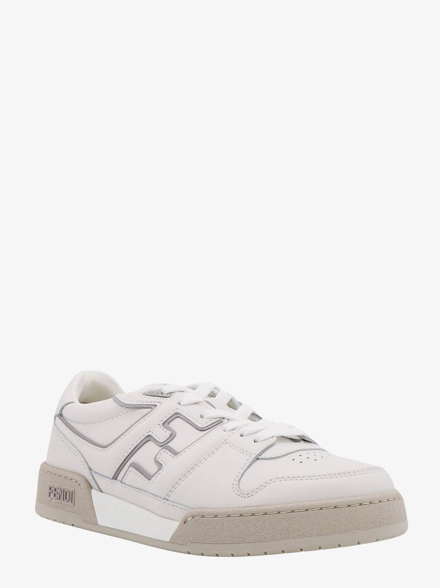 Fendi Leather Sneakers With Ff Lateral Logo - 2