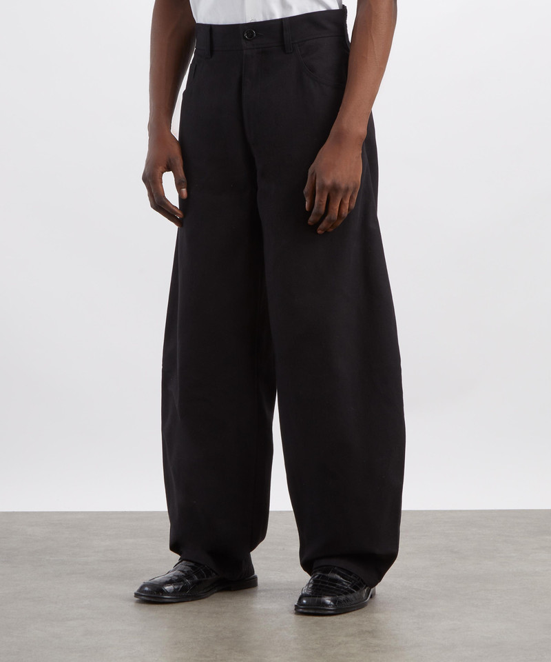 Séfr Black Joshua Twill Trousers outlook