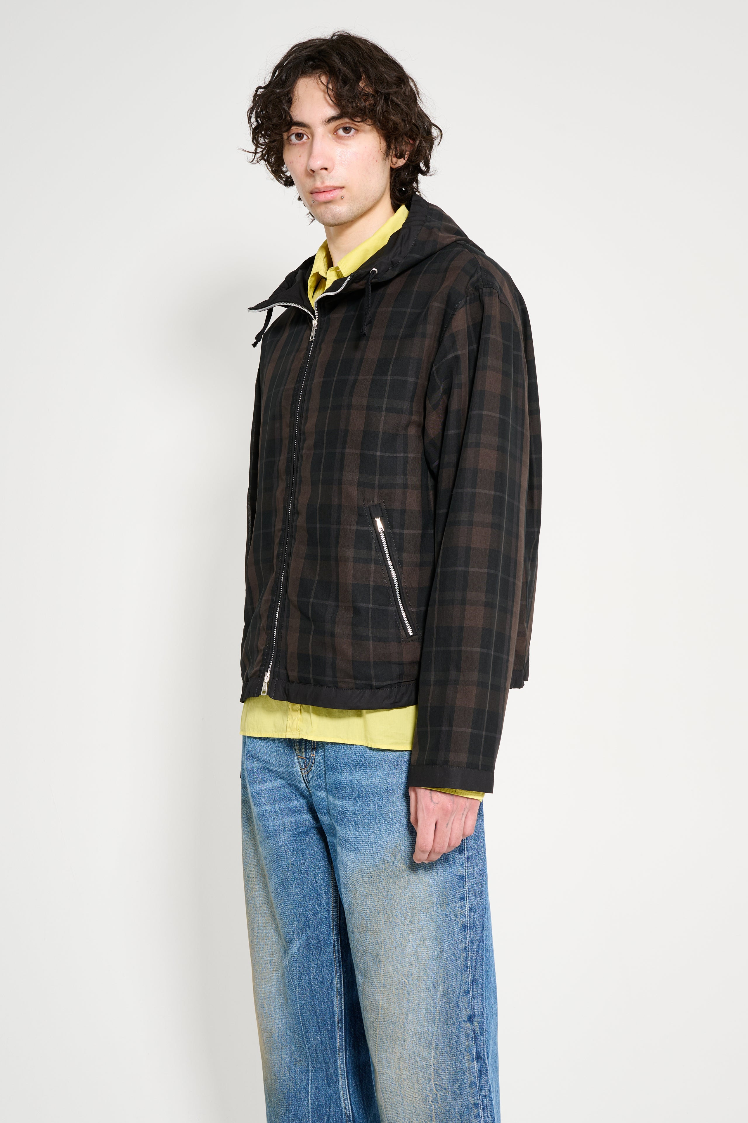 OUR LEGACY RIVIERA JACKET BLACK SHADOW CHECK - 2