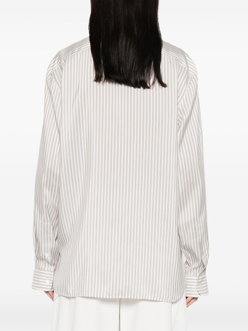 Vanda striped long-sleeve shirt - 4