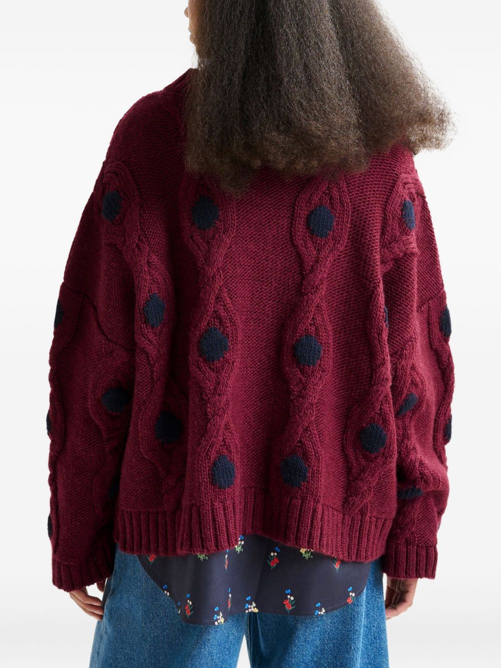 Ixel cable-knit sweater - 4