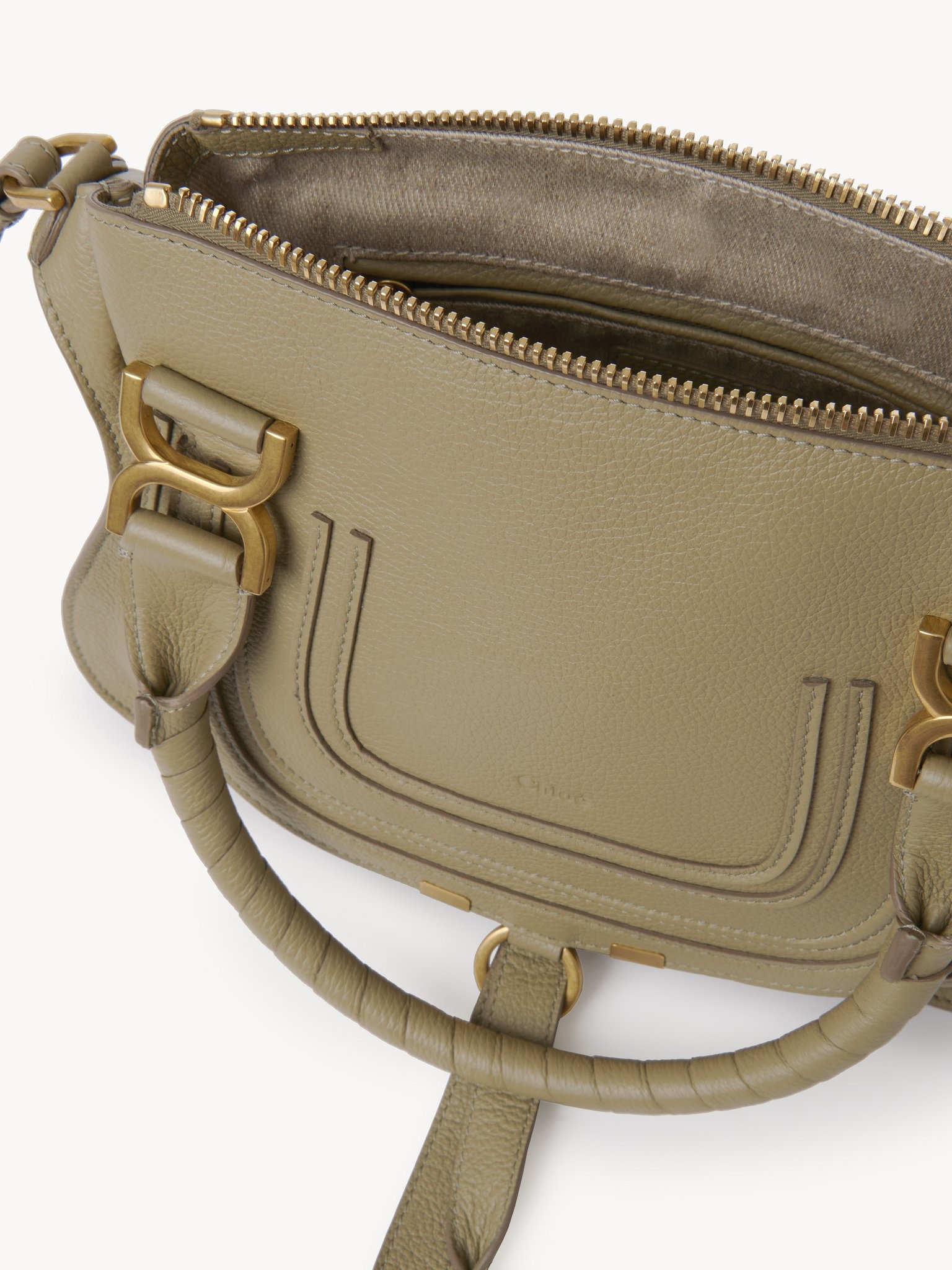 ハンドバッグ Chloe Marcie Small Double Carry Bag Chloé MARCIE SMALL DOUBLE CARRY BAG | REVERSIBLE