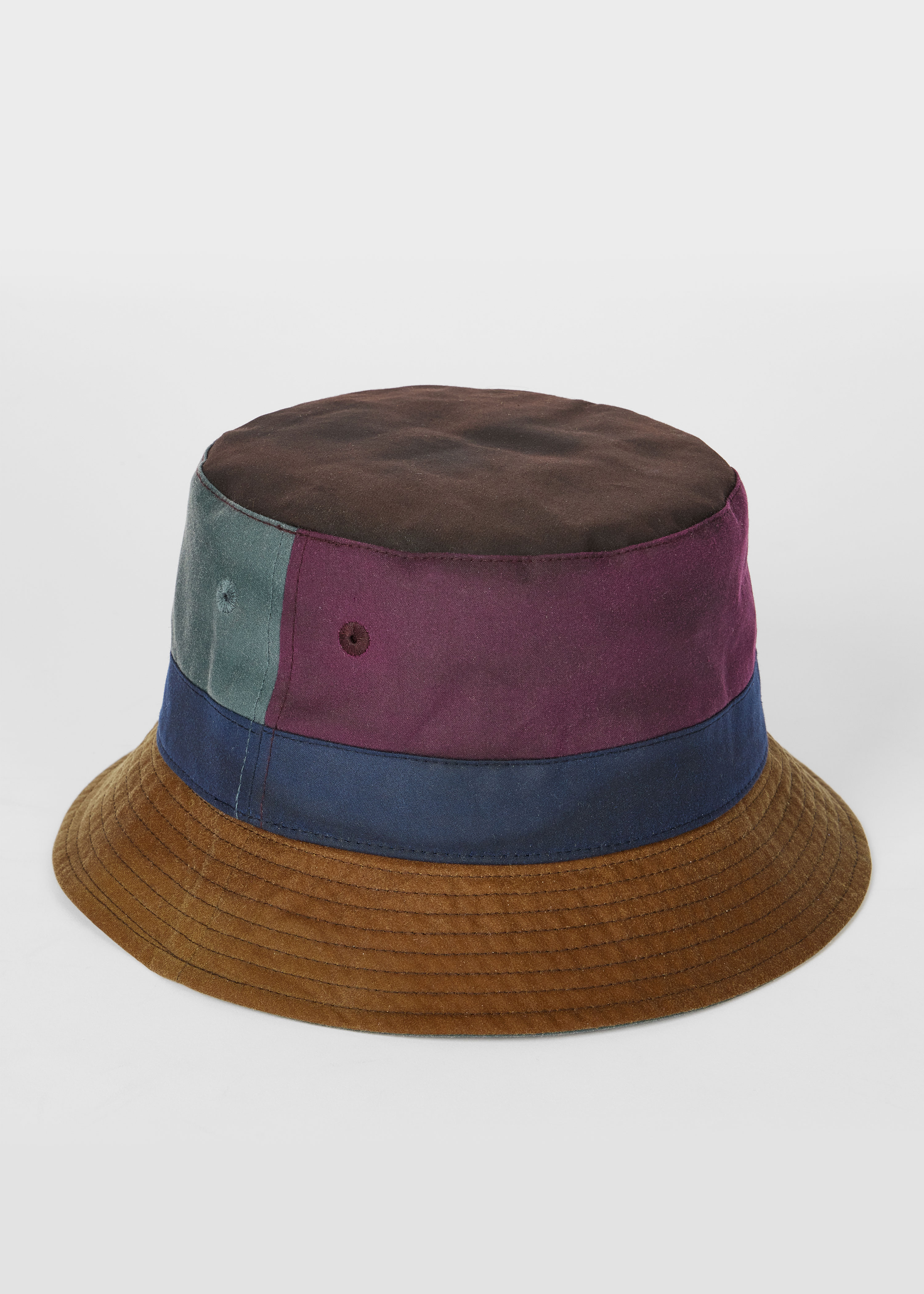 Paul Smith loves Barbour - Waxed Cotton Bucket Hat - 3
