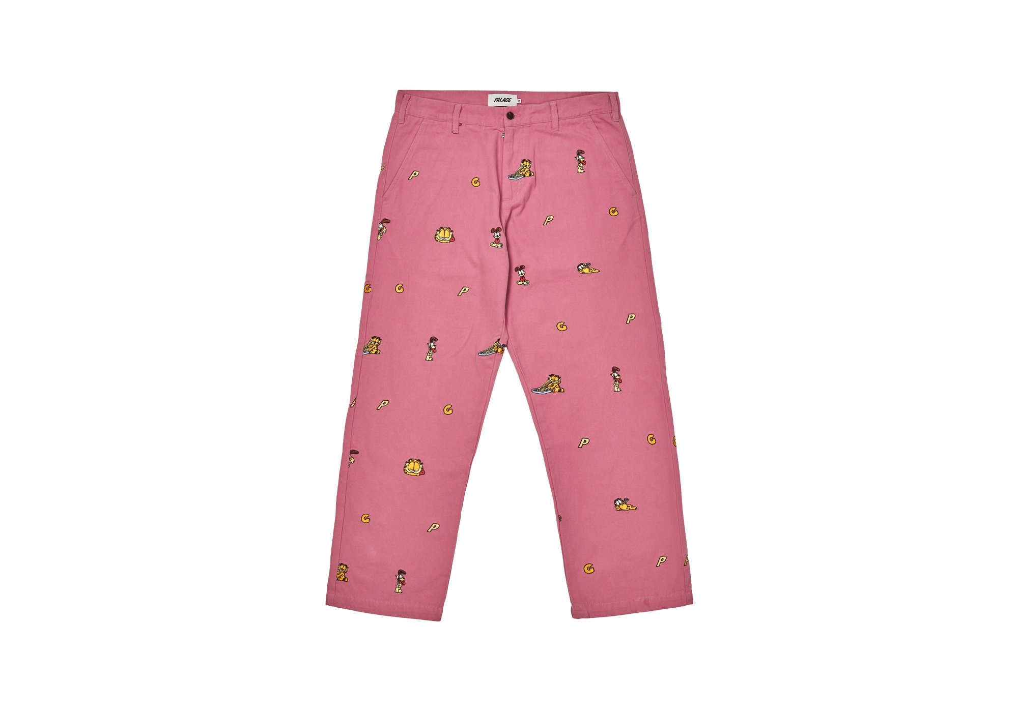 PALACE GARFIELD WORK PANT PINK - 1