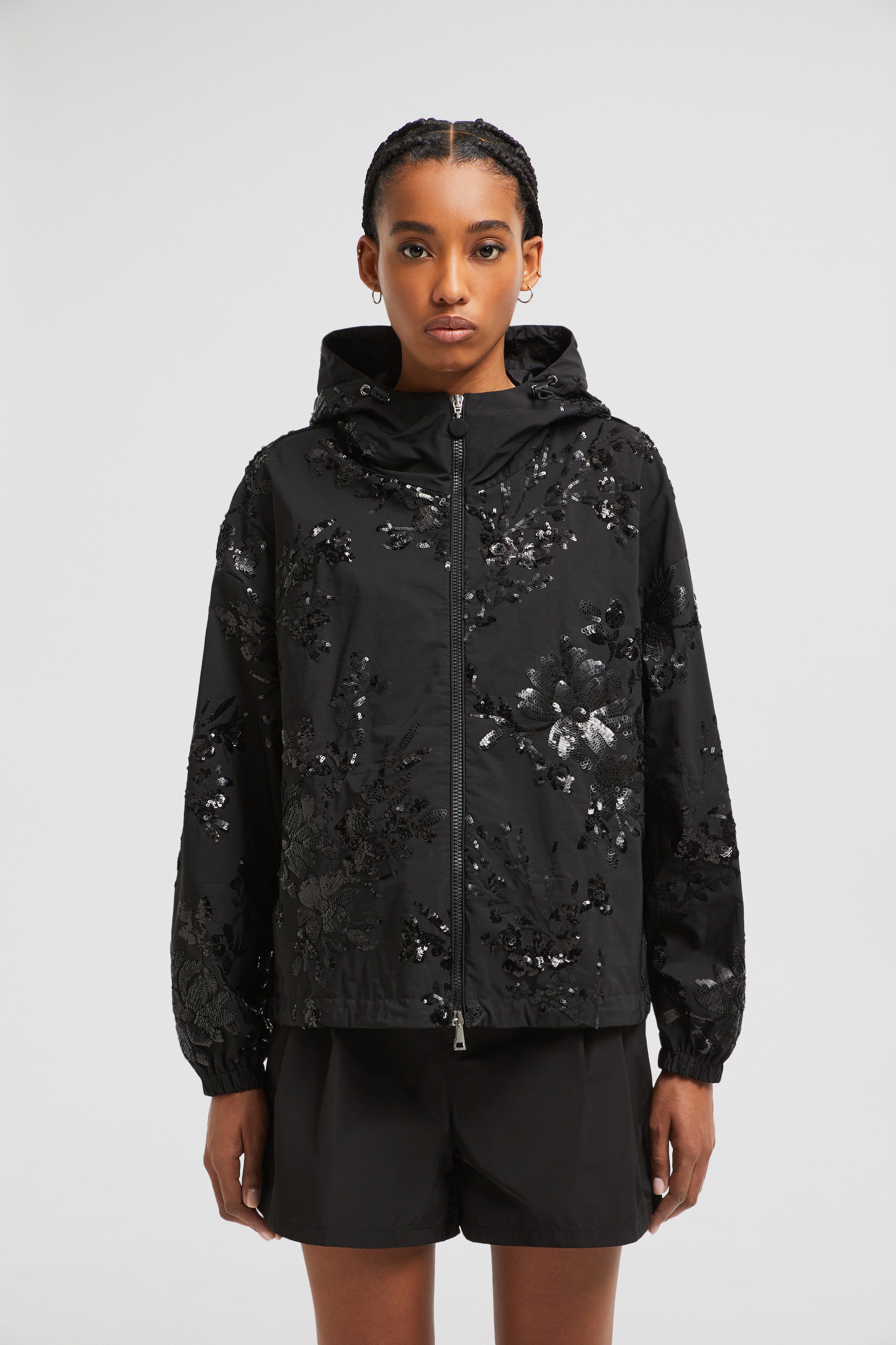 Landal Sequin-Embroidered Hooded Jacket - 3