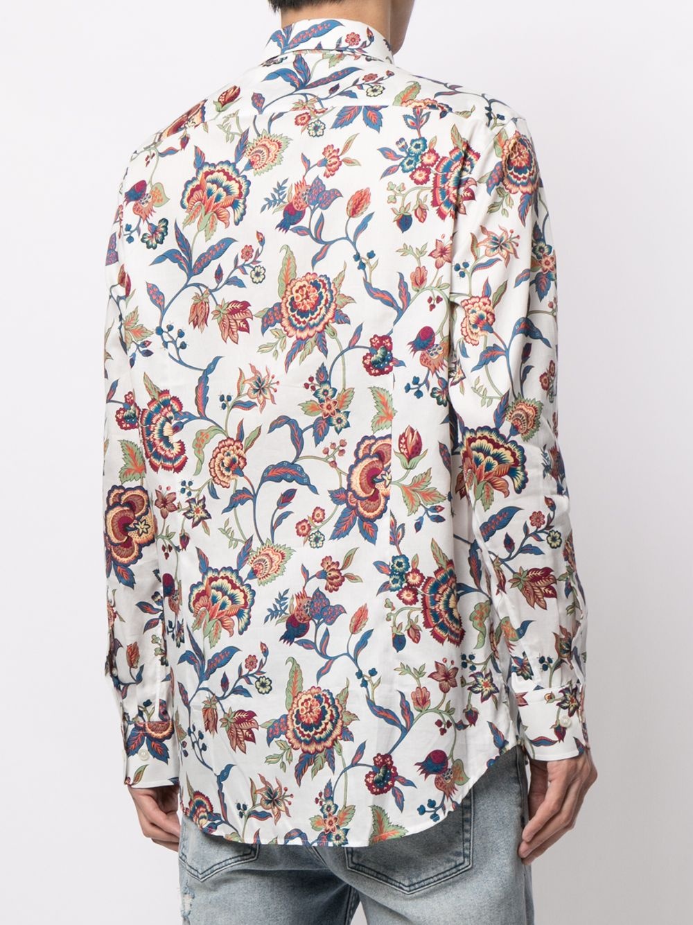 floral-print long-sleeve shirt - 4