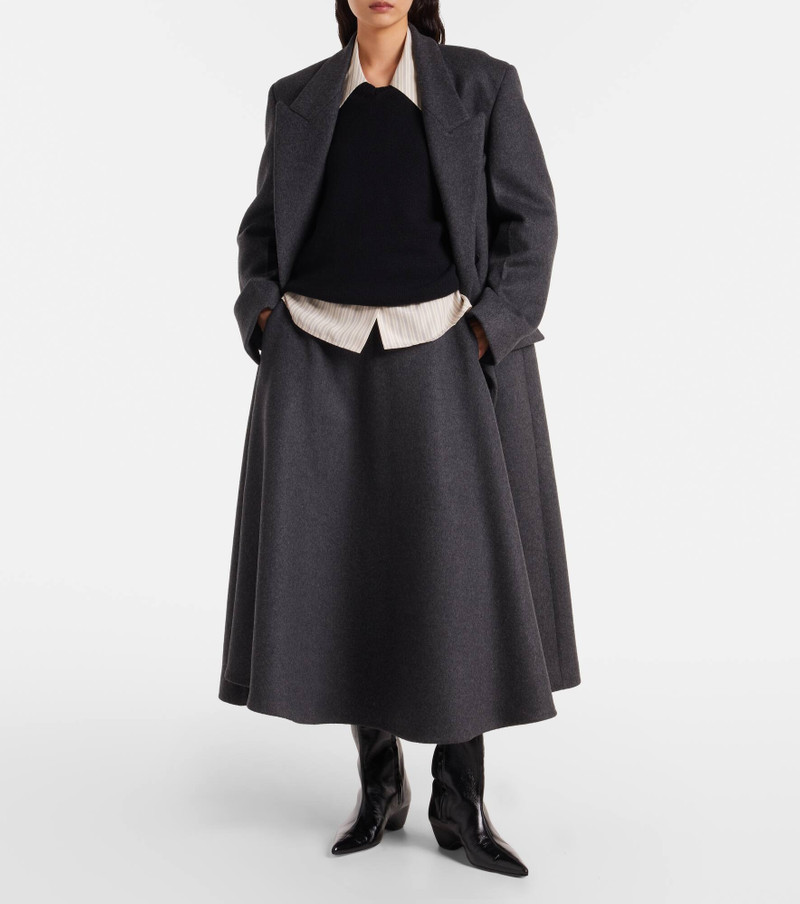 RÓHE Wool-blend midi skirt outlook