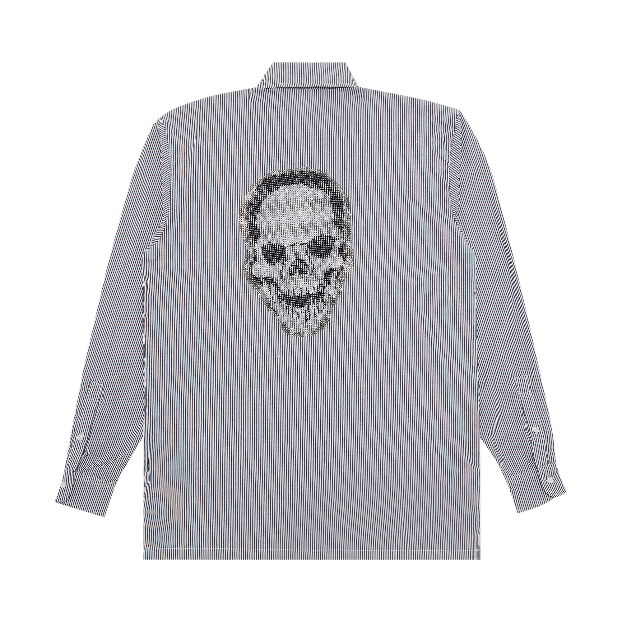 Ottolinger Oversized Shirt 'Grey/White Stripe' - 2