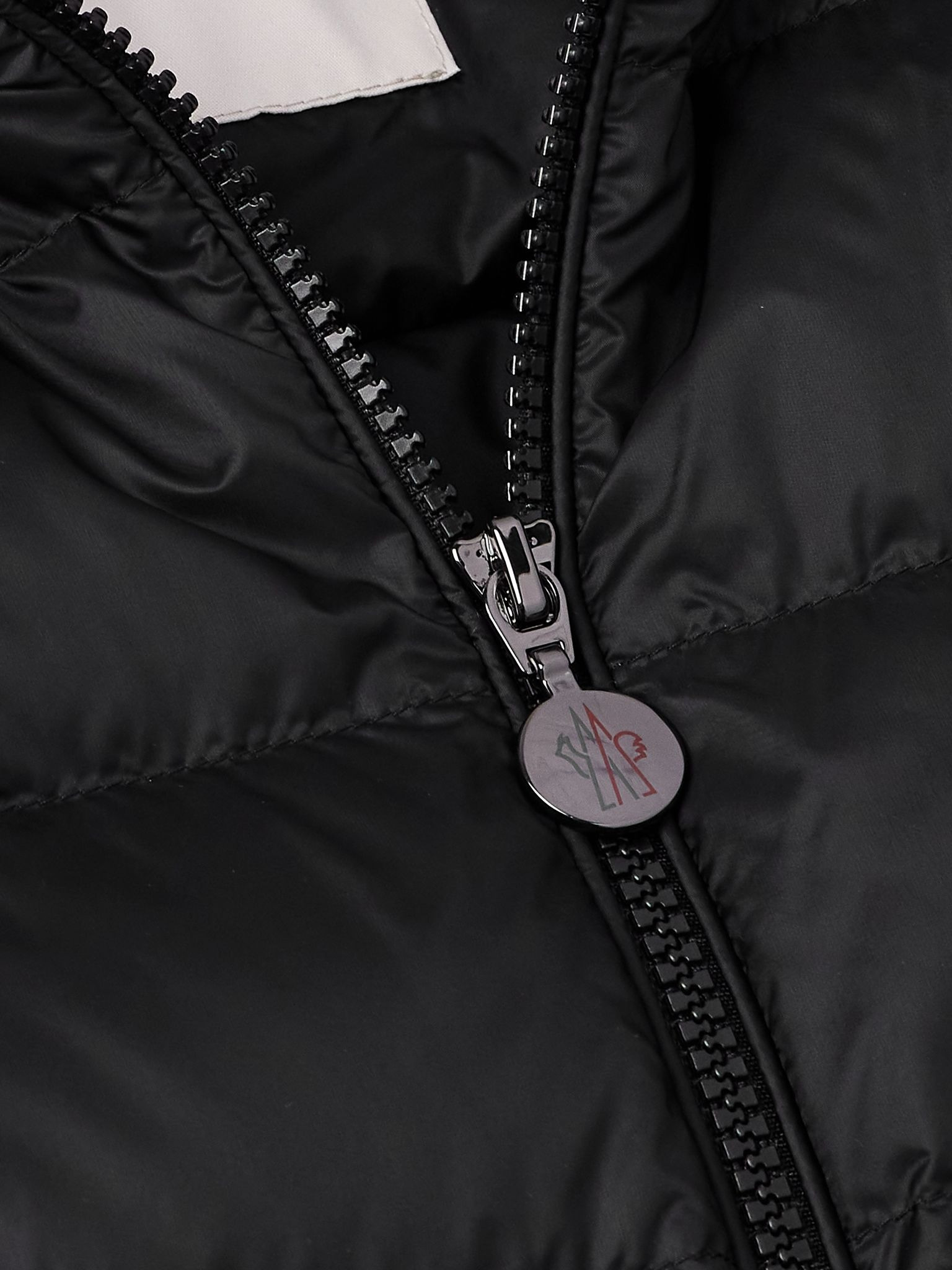 Rocoque Logo-Appliquéd Quilted Shell Down Gilet Black - 5