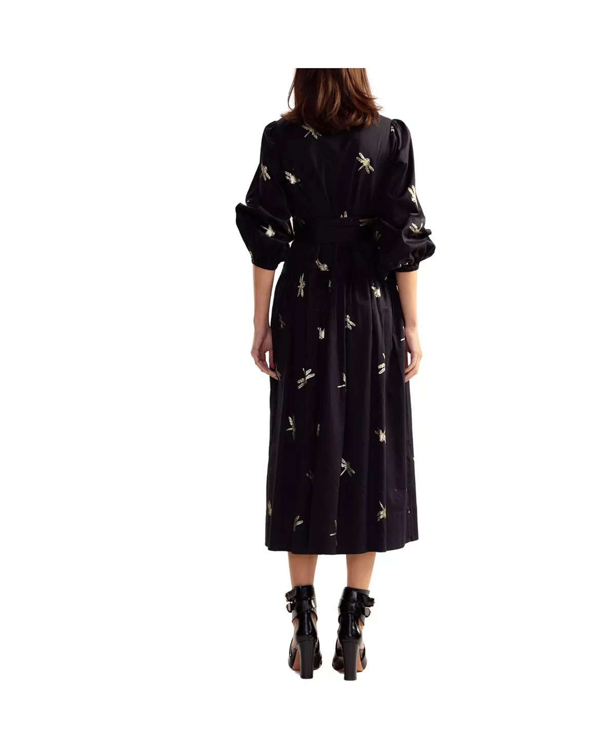 Cotton Sateen Shirt Dress - 3