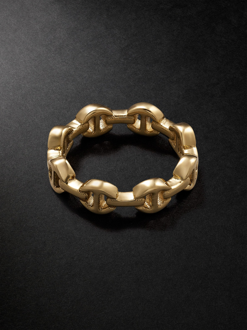 Dame Tri-Link 18-Karat Gold Pendant 1