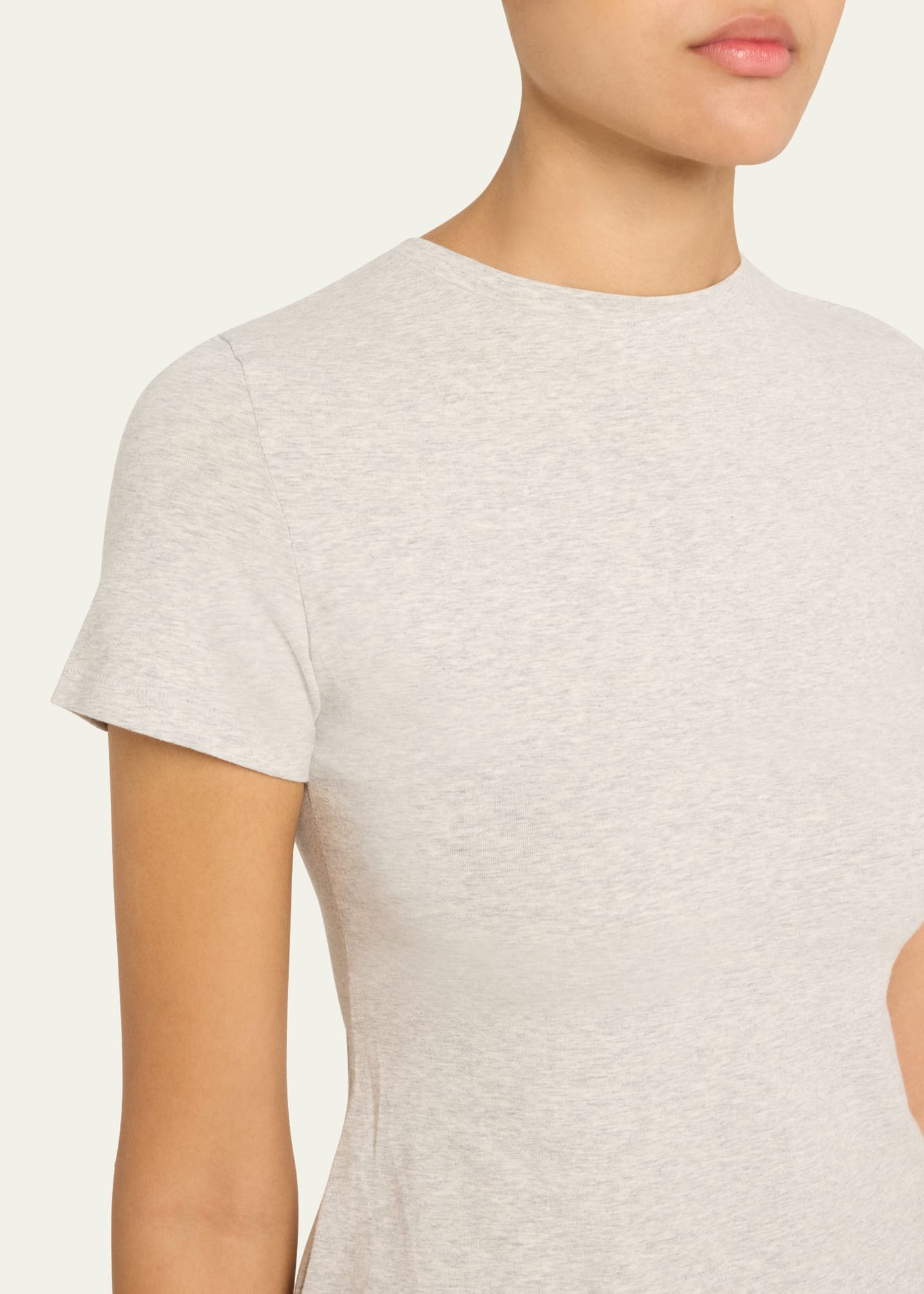 Cotton Jersey Crewneck T-Shirt - 5