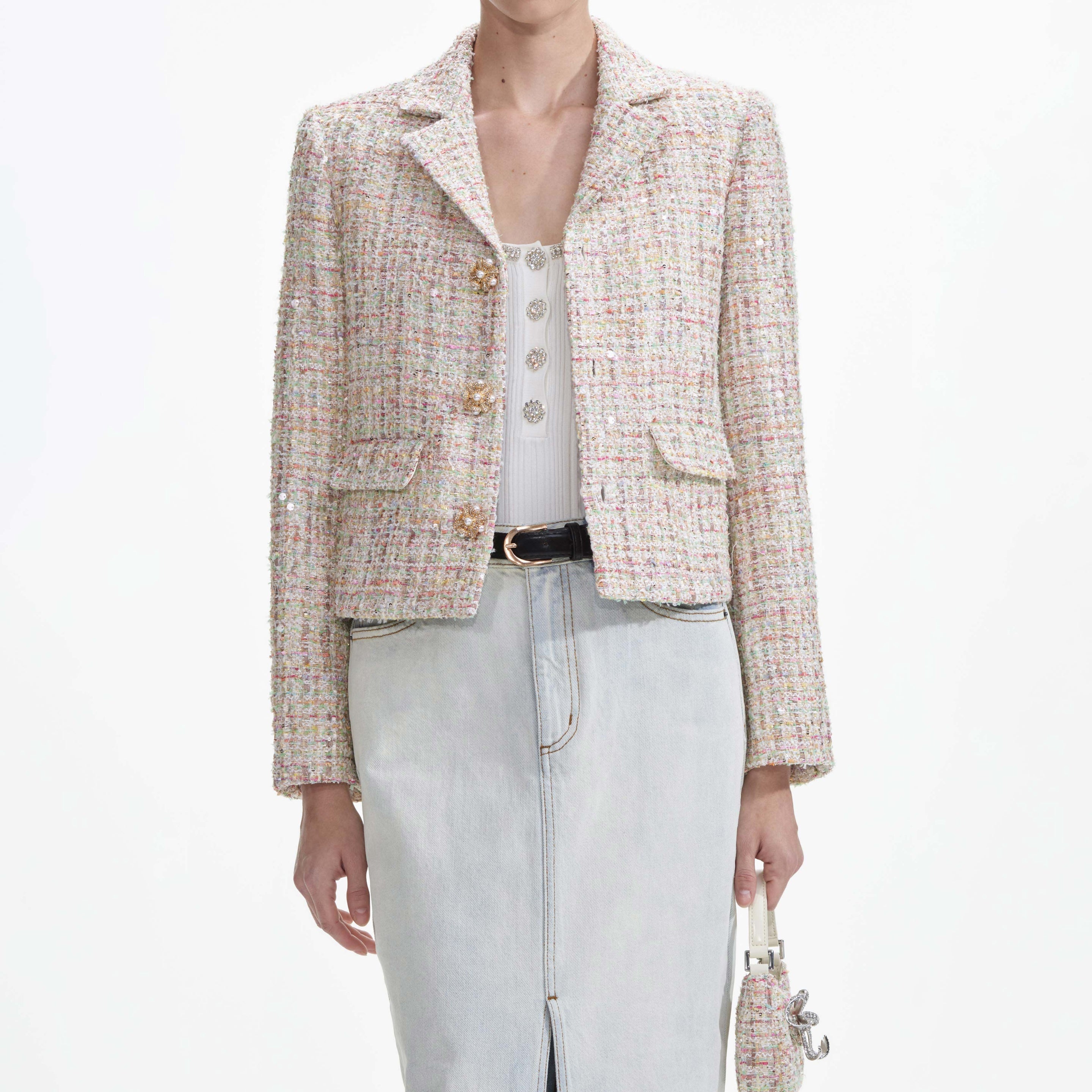 Pastel Boucle Jacket - 4