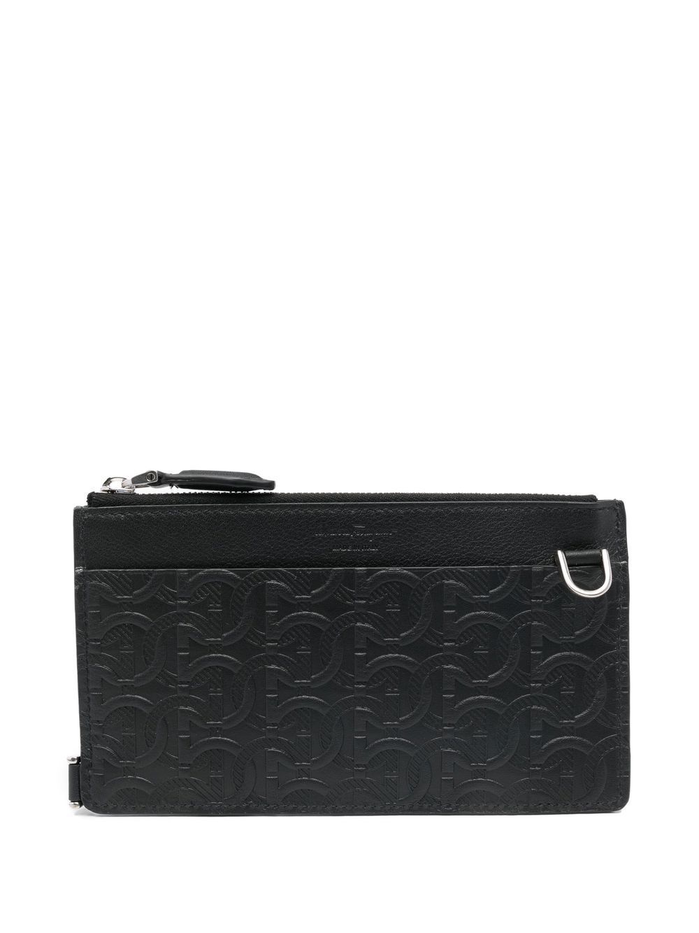Gancini-plaque phone bag - 2
