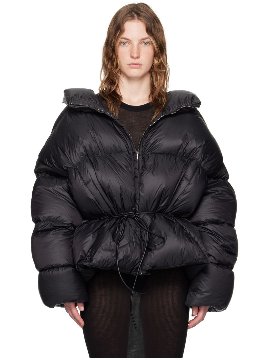 Black Porterville Sail Down Jacket - 1