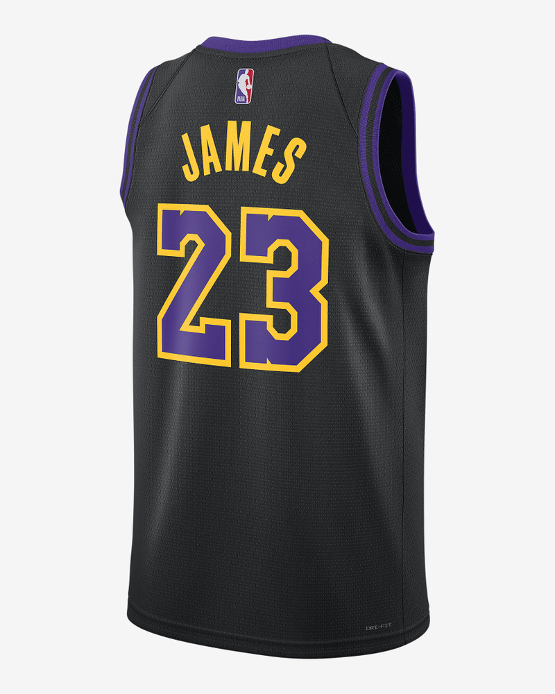 Nike Lebron James Los Angeles Lakers City Edition 2023/24 Nike Men's Dri-FIT NBA Swingman Jersey outlook