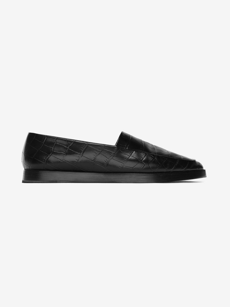 Croc Embossed Loafer 1