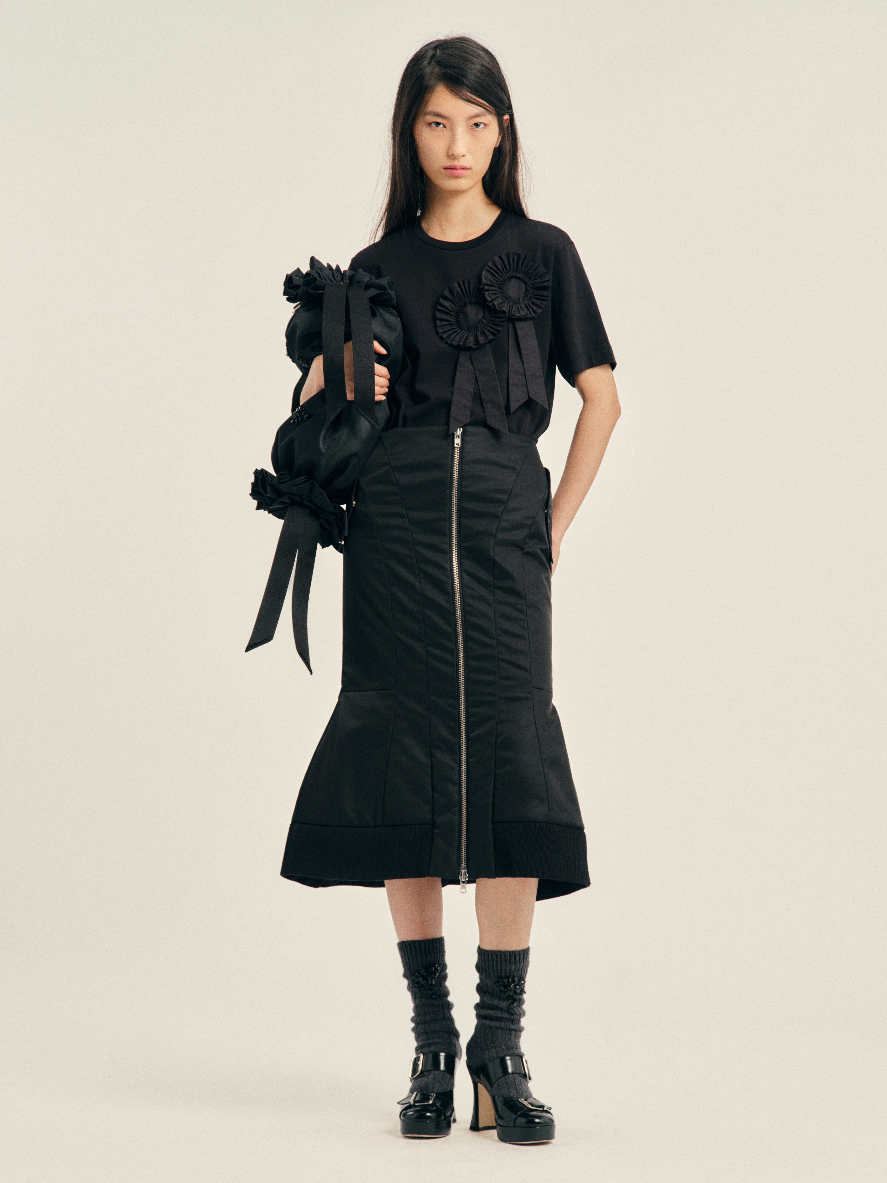 Padded Sculpt Bomber Skirt - 1