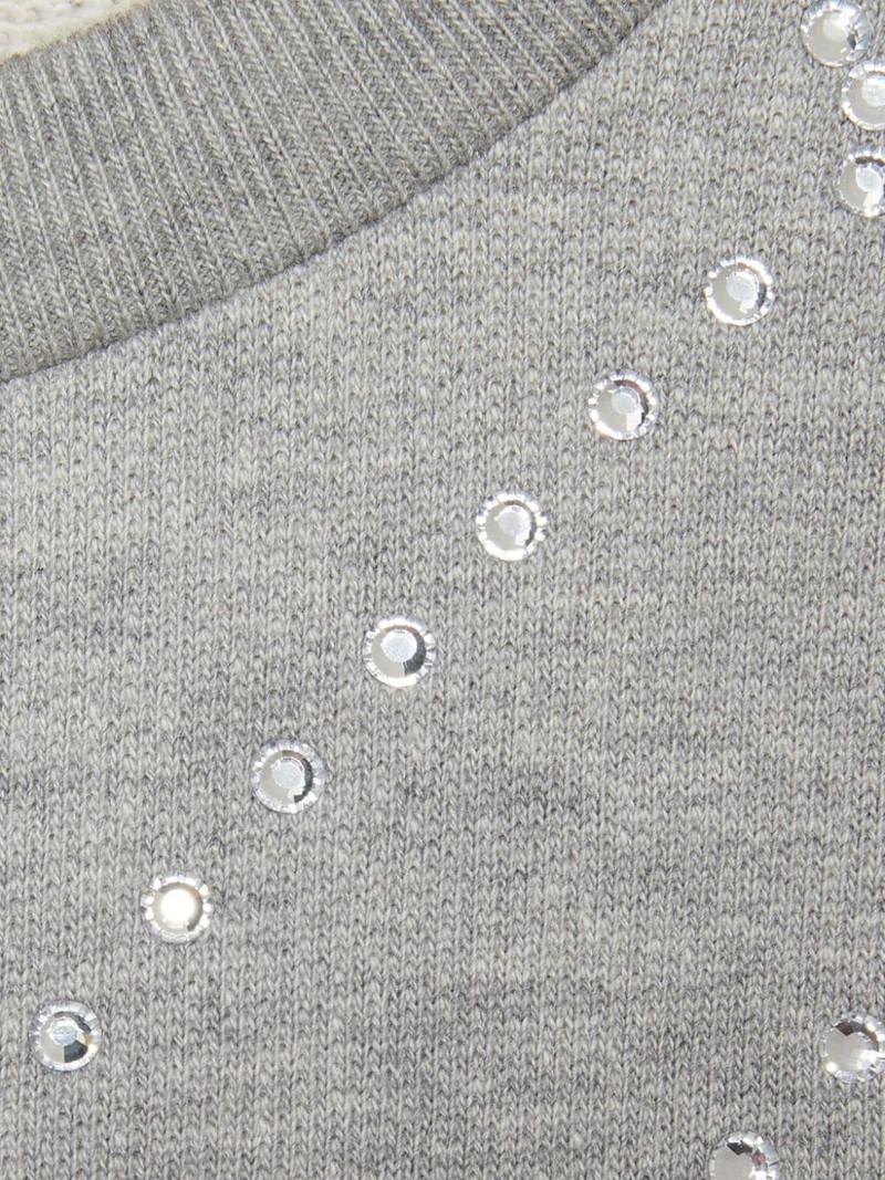 crystal-embellished Interlocking G-logo felted sweatshirt 6