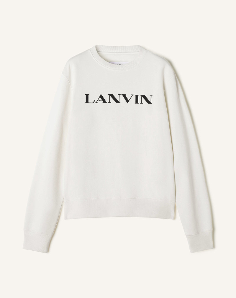 LANVIN EMBROIDERED COTTON SWEATSHIRT 1
