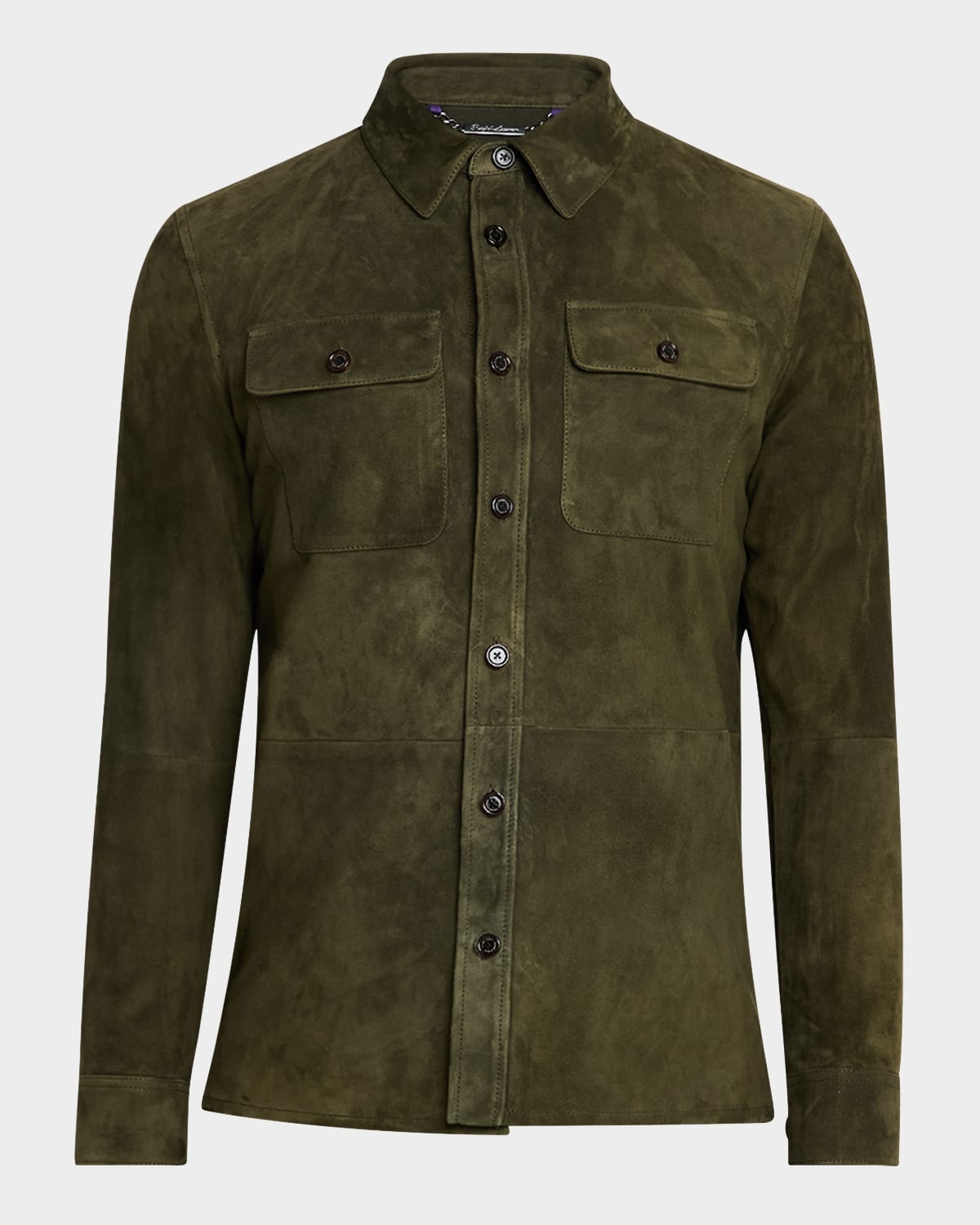 Men's Suede Overshirt - 1